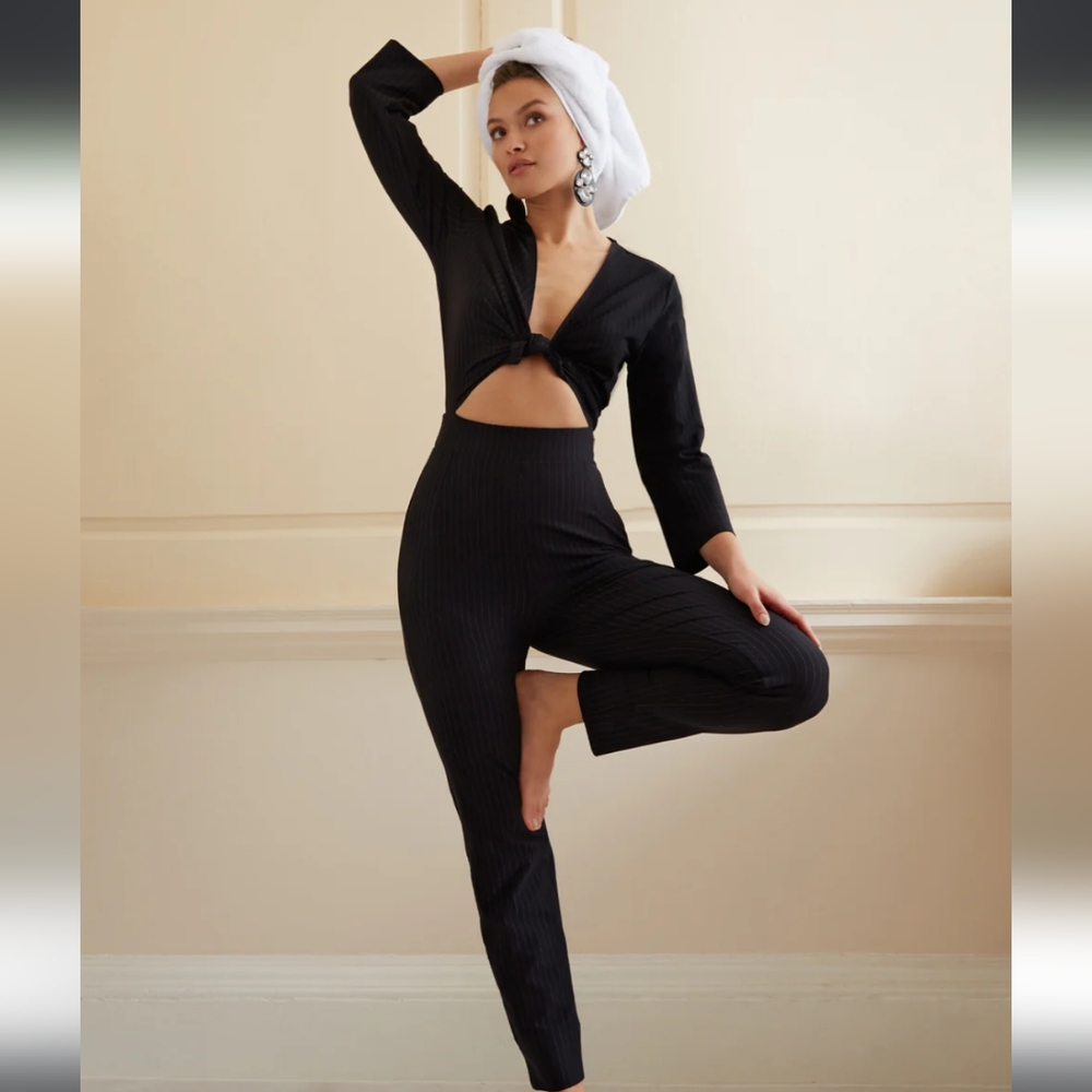 ADAY Destination Jumpsuit in Limited Edition Pinstripe